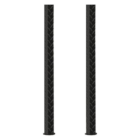 Uws Replacement Trck Side Tool Box Leg, SM-LEGS-BLK SM-LEGS-BLK