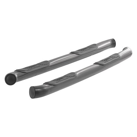 Aries 3" W Black Powder Coated Steel Side Bars 201008