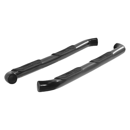 Aries 3" W Black Powder Coated Steel Side Bars 35700