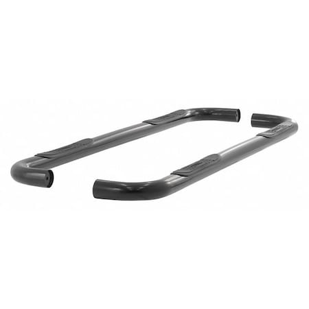 Aries 3" W Black Powder Coated Steel Side Bars 204014