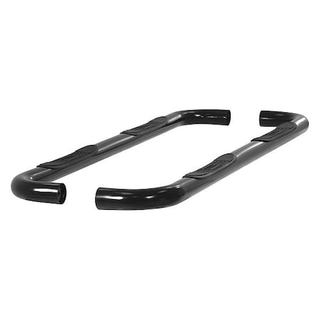 Aries 3" W Black Powder Coated Steel Side Bars 204009