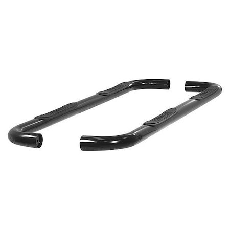 Aries 3" W Black Powder Coated Steel Side Bars 204012