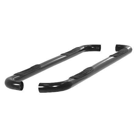 Aries 3" W Black Powder Coated Steel Side Bars 203010