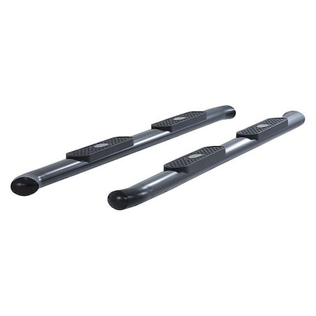 Aries 4" W Black Powder Coated Steel Side Bars S222013