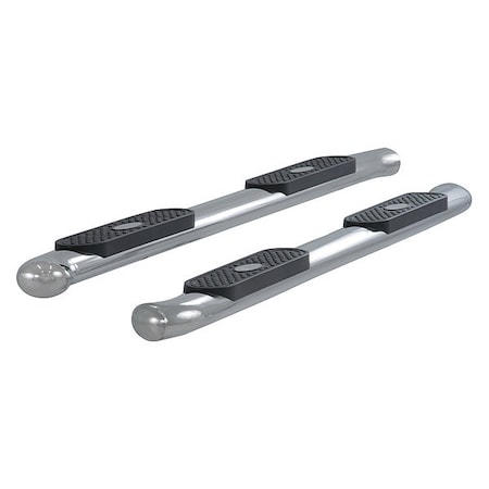 Aries 4" W Polished Stainless Steel Stainless Steel Side Bars S223015-2