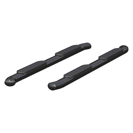 Aries 4" W Black Powder Coated Steel Side Bars S224051