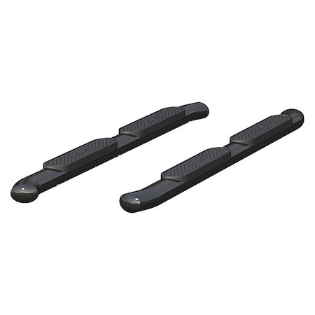 Aries 4" W Black Powder Coated Steel Side Bars S224052