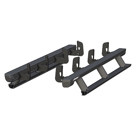 Aries Black Powder Coated Aluminum Powered Running Boards 3047902