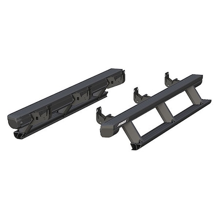 Aries Black Powder Coated Aluminum Powered Running Boards 3047912