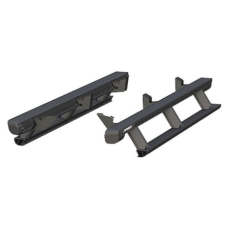 Aries Black Powder Coated Aluminum Powered Running Boards 3047953