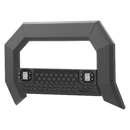 Aries 5-1/2" Black Powder Coated Aluminum Bull Bar 2164100