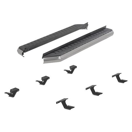 Aries 5" W Polished Stainless Steel Aluminum Running Boards 2051009