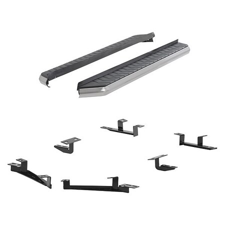 Aries 5" W Polished Stainless Steel Aluminum Running Boards 2051014