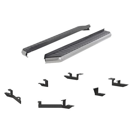 Aries 5" W Polished Stainless Steel Aluminum Running Boards 2051015