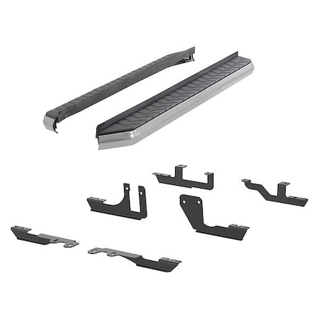 Aries 5" W Polished Stainless Steel Aluminum Running Boards 2051020