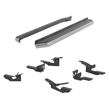 Aries 5" W Polished Stainless Steel Aluminum Running Boards 2051003