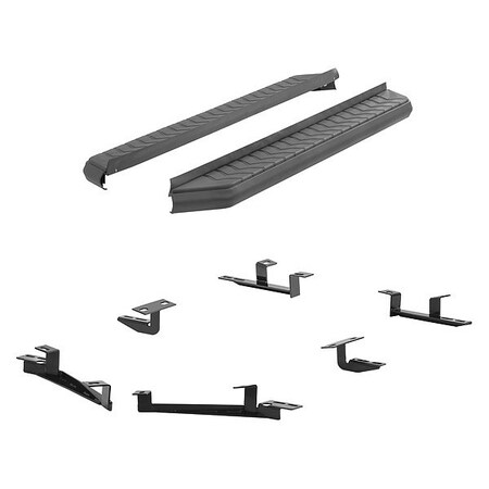 Aries 5" W Black Powder Coated Aluminum Running Boards 2061014
