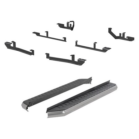 Aries 5" W Polished Stainless Steel Aluminum Running Boards 2051028