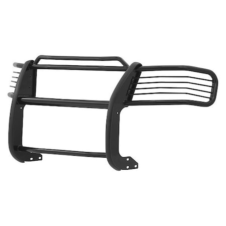 Aries 1-1/2" Black Powder Coated Steel Grille Guard 3046