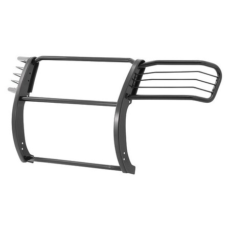 Aries 1-1/2" Black Powder Coated Steel Grille Guard 9046