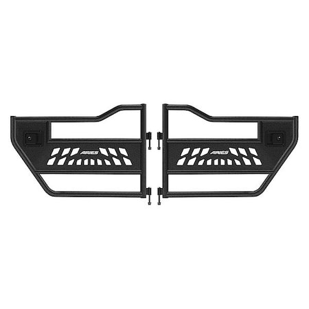 Aries Jeep Wrangler JK Rear Tube Doors, 25009 25009