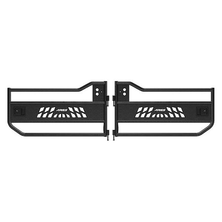 Aries Wrangler JL Front Tube Doors, 1500200 1500200