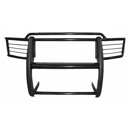 Aries 1-1/2" Black Powder Coated Steel Grille Guard 2044