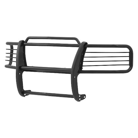 Aries 1-1/2" Black Powder Coated Steel Grille Guard 4043