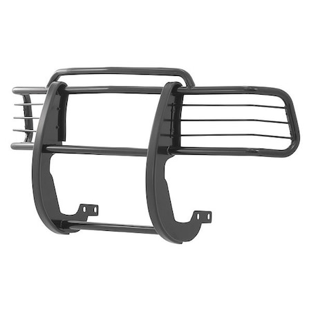 Aries 1-1/2" Black Powder Coated Steel Grille Guard 4044