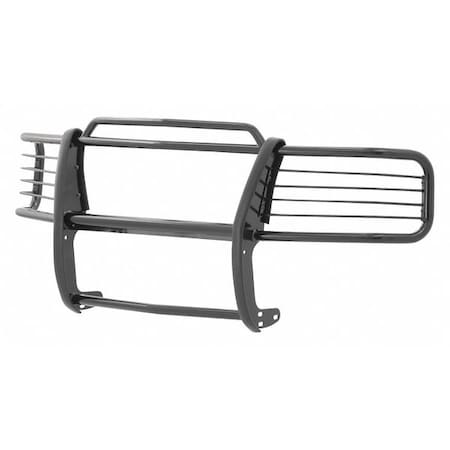 Aries 1-1/2" Black Powder Coated Steel Grille Guard 4050