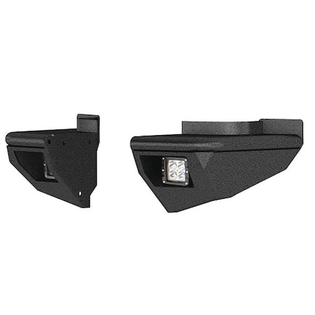 Aries Black Powder Coated Steel LED Bumper Sides 2081222