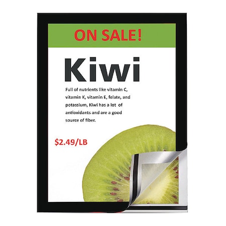 Tarifold Magneto Magnetic Picture Frame, Black, PK2 P18610