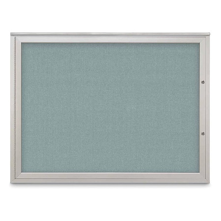 United Visual Products Corkboard, Cloud/Satin, 48"x36" UV4041PLUS-SATIN-CLOUD