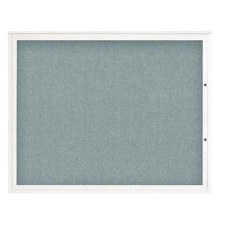 United Visual Products Corkboard, Cloud/White, 60"x48" UV4052PLUS-WHITE-CLOUD