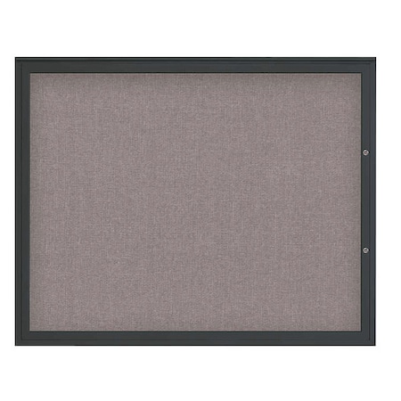 United Visual Products Corkboard, Surf/Black, 60"x48" UV4052PLUS-BLACK-SURF