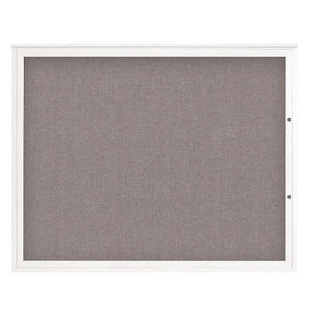 United Visual Products Corkboard, Surf/White, 60"x48" UV4052PLUS-WHITE-SURF