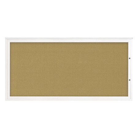 United Visual Products Corkboard, Keylime/White, 72"x36" UV4071PLUS-WHITE-KEYLIME