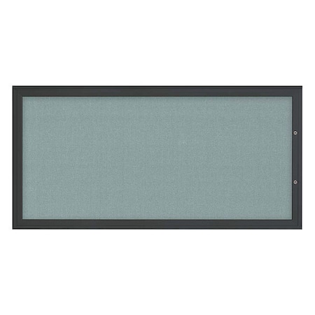 United Visual Products Corkboard, Cloud/Black, 72"x36" UV4071PLUS-BLACK-CLOUD