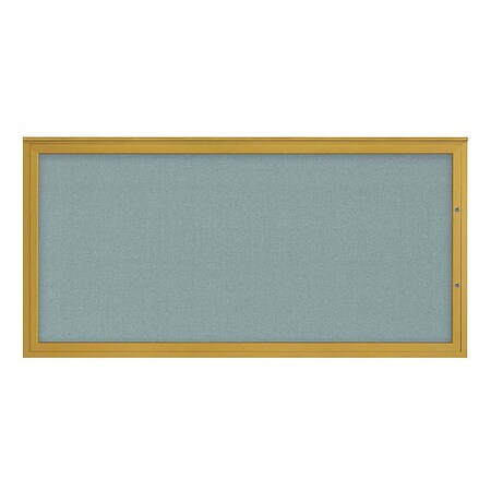 United Visual Products Corkboard, Cloud/Gold, 72"x36" UV4071PLUS-GOLD-CLOUD