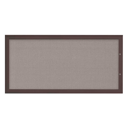United Visual Products Corkboard, Pearl/Bronze, 72"x36" UV4071PLUS-BRONZE-PEARL