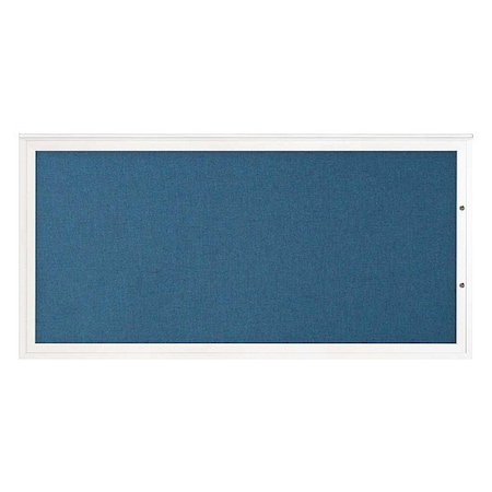 United Visual Products Corkboard, Ultramarine/White, 72"x36" UV4071PLUS-WHITE-ULTMAR
