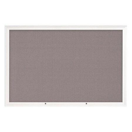 United Visual Products Corkboard, Surf/White, 72"x48" UV4081PLUS-WHITE-SURF