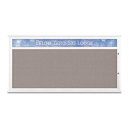 United Visual Products Corkboard, Pearl/White, 72"x36" UV433H1PLUS-WHITE-PEARL