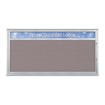 United Visual Products Corkboard, Surf/Satin, 72"x36" UV433H1PLUS-SATIN-SURF