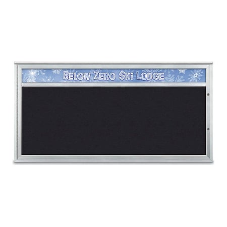 United Visual Products Corkboard, Rubber/Satin, 72"x36" UV433H1PLUS-SATIN-RUBBER