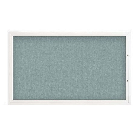 United Visual Products Corkboard, Cloud/White, 60"x36" UV4051PLUS-WHITE-CLOUD