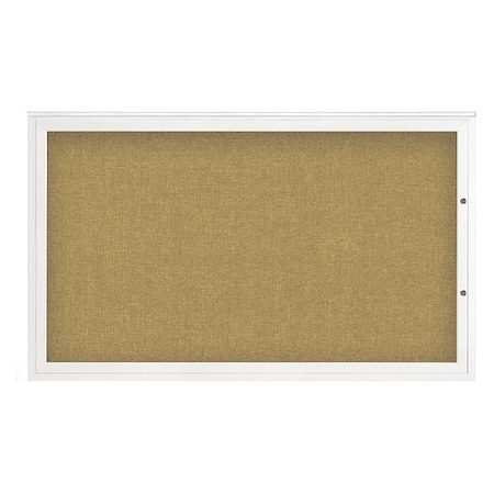 United Visual Products Corkboard, Keylime/White, 60"x36" UV4051PLUS-WHITE-KEYLIME