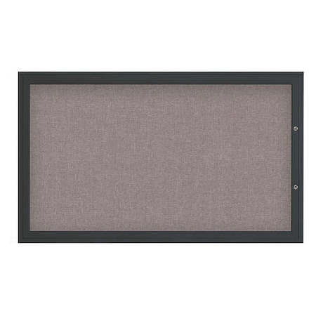 United Visual Products Corkboard, Surf/Black, 60"x36" UV4051PLUS-BLACK-SURF
