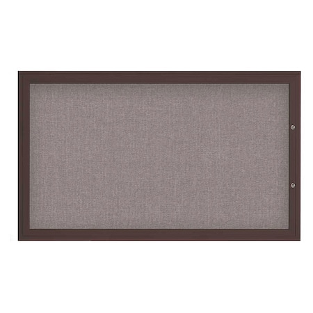 United Visual Products Corkboard, Surf/Bronze, 60"x36" UV4051PLUS-BRONZE-SURF
