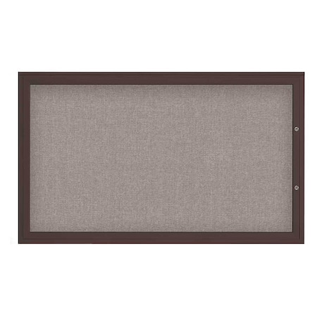 United Visual Products Corkboard, Pearl/Bronze, 60"x36" UV4051PLUS-BRONZE-PEARL